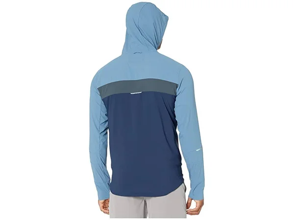 Brooks Running Men's Canopy Jacket Size: Small Indigo/Tide/Asphalt