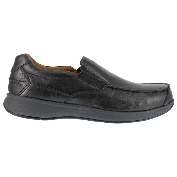 Men's Florsheim Work FS2323 Bayside Steel Toe Slip-On, Size: 11, Black