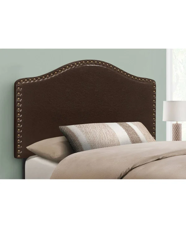 Monarch Bed - Twin size - Grey Linen Headboard Only
