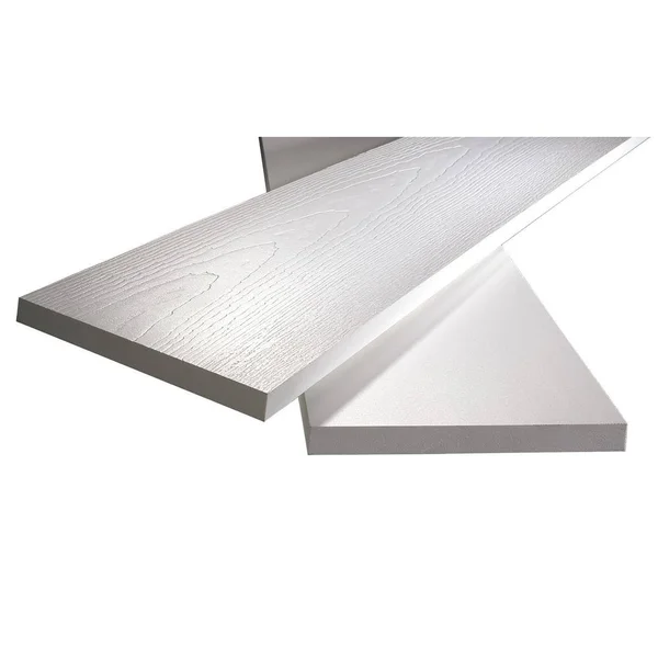 Veranda 1 in. x 5-1/2 in. x 8 ft. White PVC Reversible Trim (4-Pack)