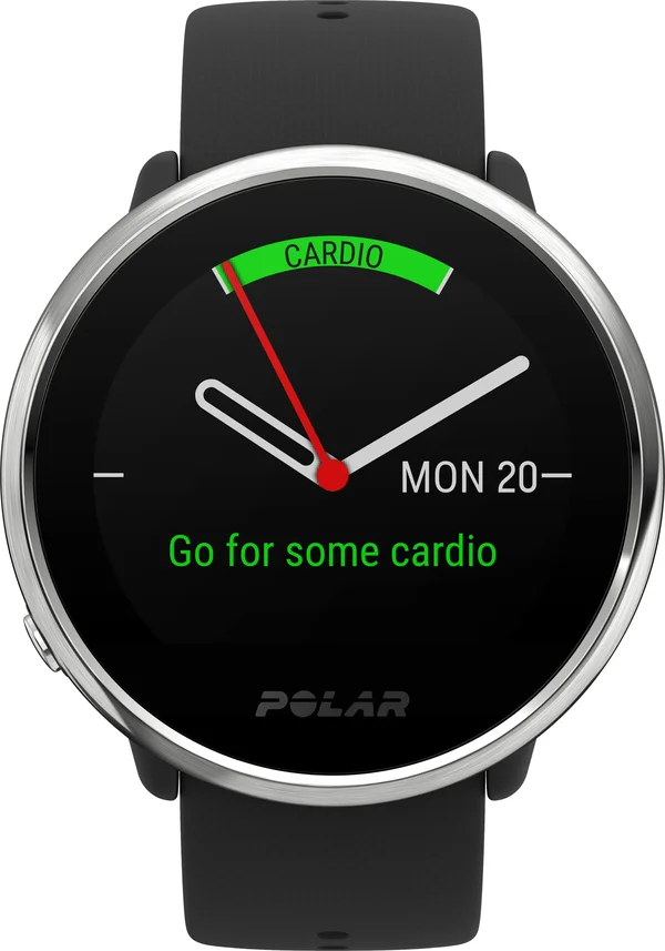 Polar Ignite - Fitness Watch, Black-Silver