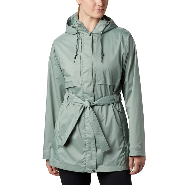 Columbia Women's Pardon My Trench Rain Jacket - XXL - Olive Green