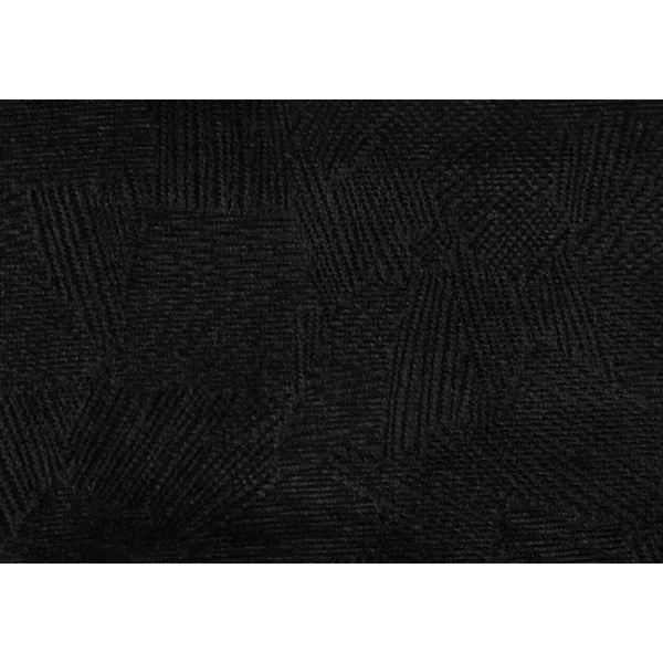 Monarch 8271 Swivel Black Abstract Velvet Accent Chair