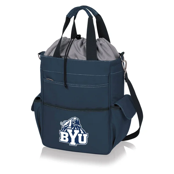 Picnic Time Activo Cooler Tote BYU Cougars Navy Blue