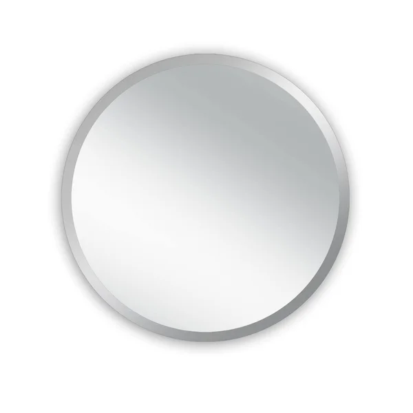 Alpine Art & Mirror Westport Round Frameless 28-Inch Round Beveled Wall Mirror