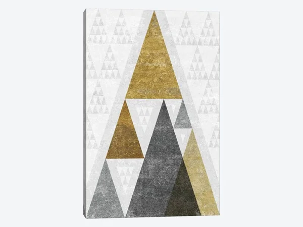 Michael Mullan Canvas Prints - Mod Triangles III.B ( Decorative Elements > Patterns > Geometric Patterns art)