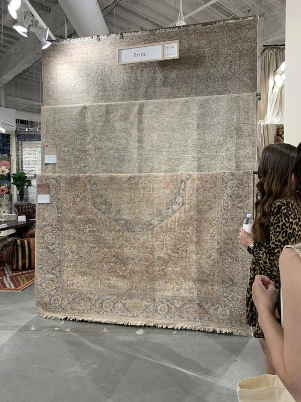 Loloi Priya PRY-06 Denim Rust Rug - 3 ft 6 in x 5 ft 6 in