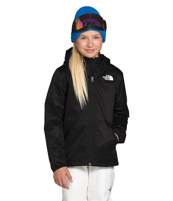 The North Face Girls Warm Storm Rain Jacket TNF Black