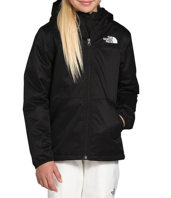 The North Face Girls Warm Storm Rain Jacket TNF Black