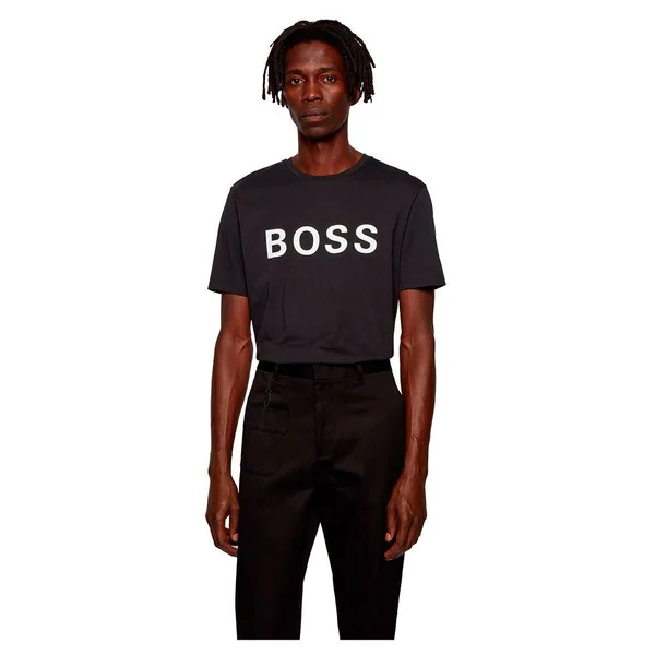 Boss Logo Crew Neck T-Shirt, Black