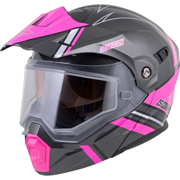 Scorpion EXO-AT950 Teton Cold Weather Helmet Pink/Gray Medium
