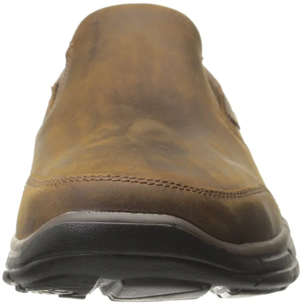 Skechers Men's Glides Calculous Slip-On loafer - dark Brown
