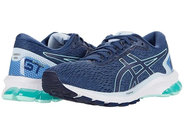 Asics Women's GT-1000 9 Running Shoes - Grand SHARK/PEACOAT, 10.5
