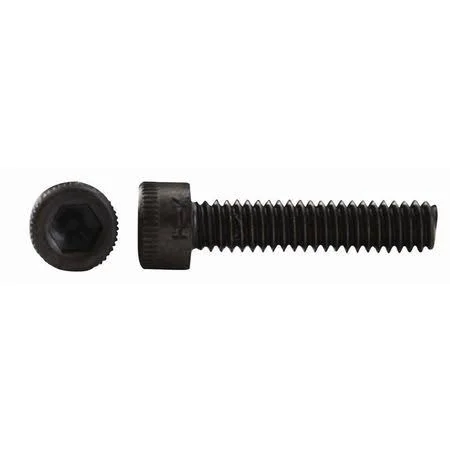Holo-Krome 5/16-18 UNC Hex Socket Cap Screw - Alloy Steel - Black Oxide, Partially Threaded, 3-1/2x22 Length Under Head, 50-Pack