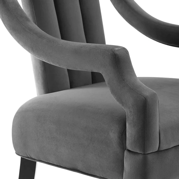 Modway Harken Accent Chair Performance Velvet Set of 2 Pink