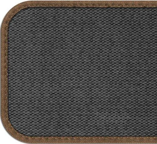 House, Home and More Set of 15 Skid-Resistant Carpet Stair Treads - Toffee Brown - 10 in. x 23.5 in.