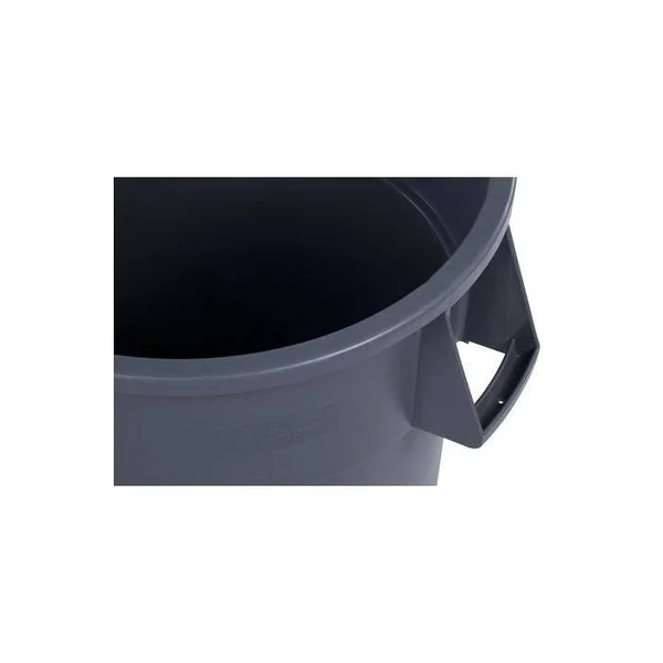 Carlisle Bronco Round Waste Container, 44 Gallon, Gray - 34104423