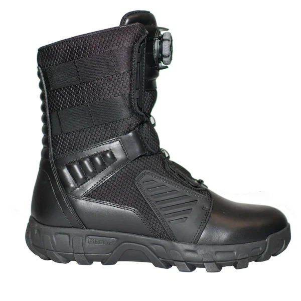 Mens Police Boots - Assail Boot Size 7.5 Wide in Black by Blauer