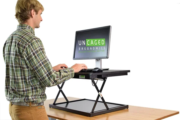 Uncaged Ergonomics CHANGEdesk Mini - Standing desk converter - rectangular - black