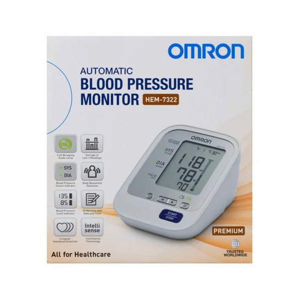 Omron Blood Pressure Monitor Premium HEM-7322
