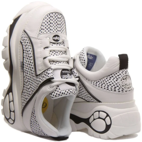 Buffalo 1339-14 2.0 in White Black for Women