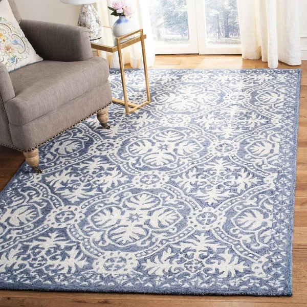 Safavieh Clearance Micro-Loop Mlp606M Blue Rug