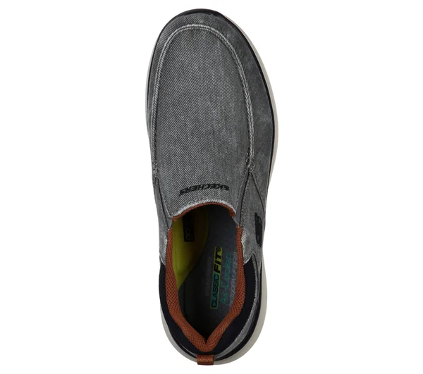 Skechers Men's Delson 2.0 Larwin Slip On - Gray