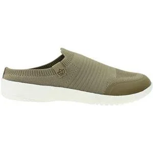 Spenco Orthotic Blissful Slide Memory Foam Slip Ons, Size 6 Medium, Light Taupe