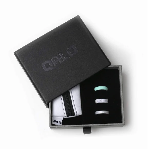 QALO Women's Silicone Wedding Ring Gift Sets