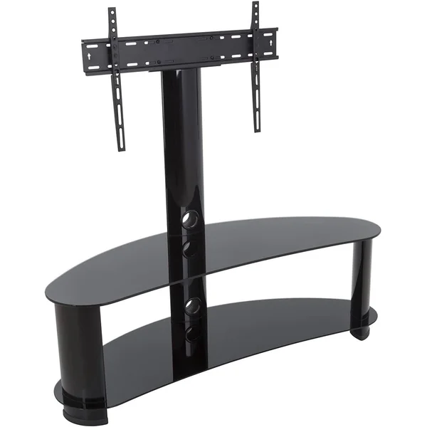 AVF FSL1200CURBB-A: Reflections - Jelly Bean Curved Pedestal TV Stand