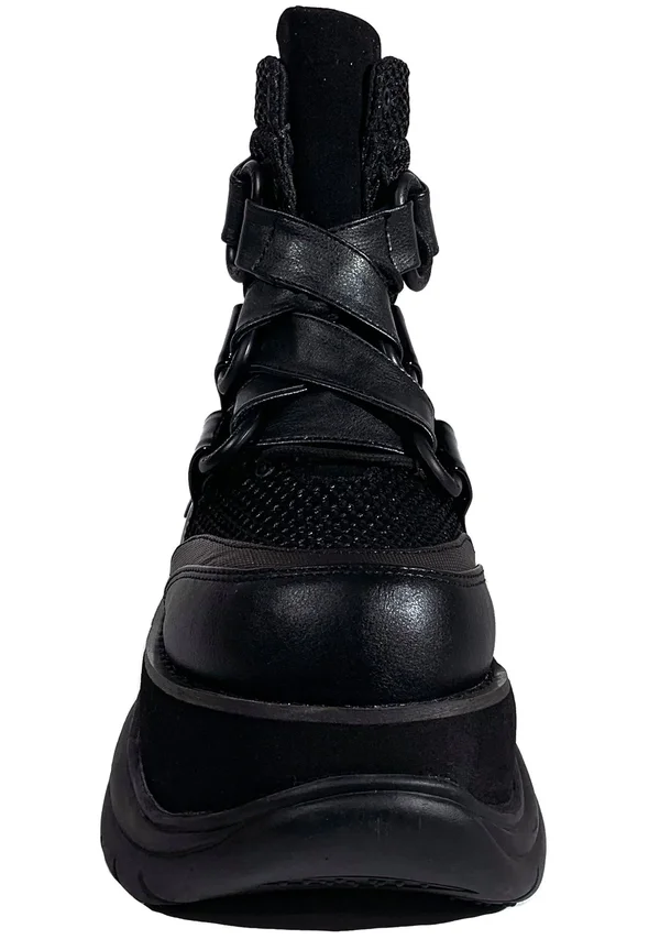 Demonia - Unisex NEPTUNE-126 Boots Black Vegan - Size-10