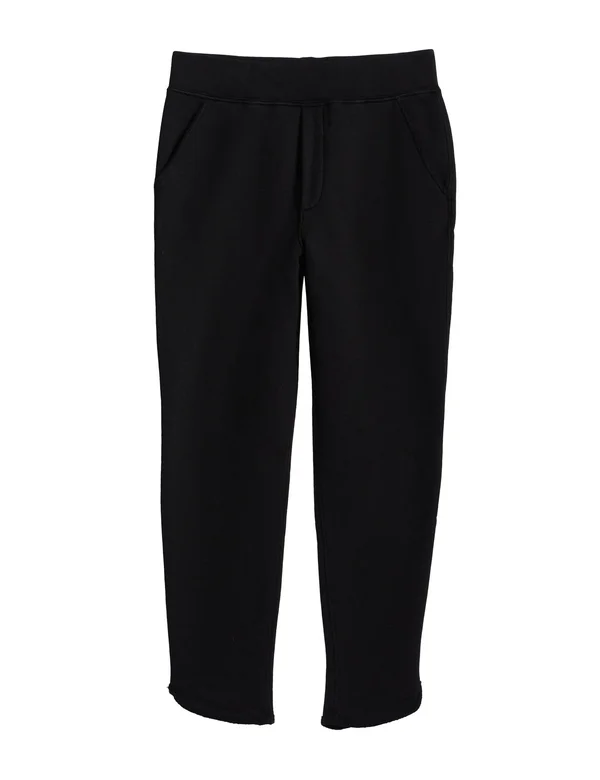 Frank & Eileen Triple Fleece Tulip Ankle Sweatpant - Black, Size L