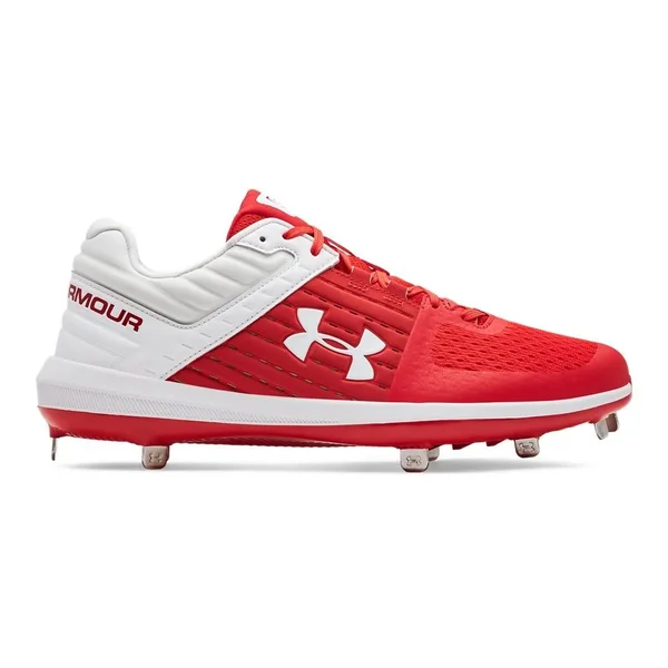Under Armour Men's Yard Low St Baseball Cleats - Red - 9.5