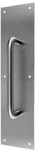 Don-Jo 7120606 7120 Pull Plate in Clear Satin Brass