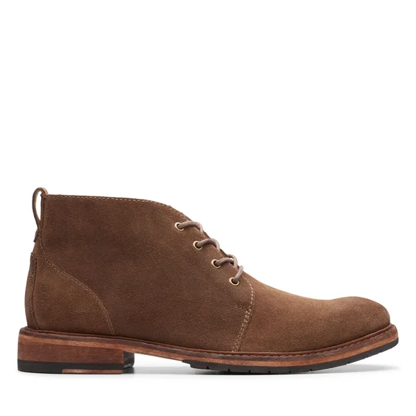 Clarks Men's Clarkdale Base Chelsea Boot, Size: 8, Taupe Suede