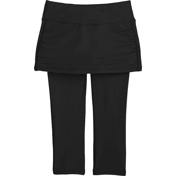 Coolibar UPF 50+ Women's Shorebreak Skirted Swim Capris - Sun Protective