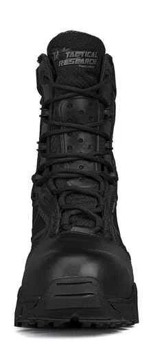 Tactical Research 8x22 Chrome Side Zip Waterproof Boot - Black - TR998ZWP 075R