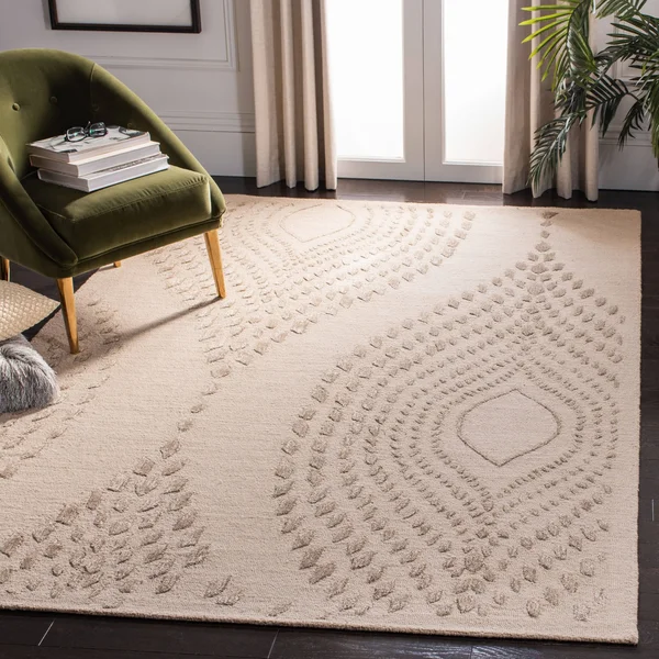 Safavieh Bella BEL126B Sand, Brown Rug 5& x 5& Square