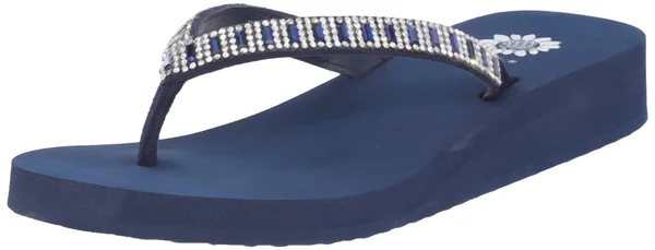 Yellow Box Women's Fashionable Sandal Flip Flops Zemily-navy-7.5