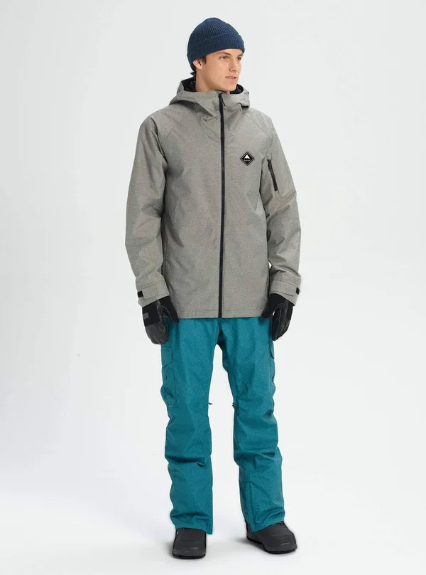 Burton Men's Hilltop Jacket - Medium - Shade Heather