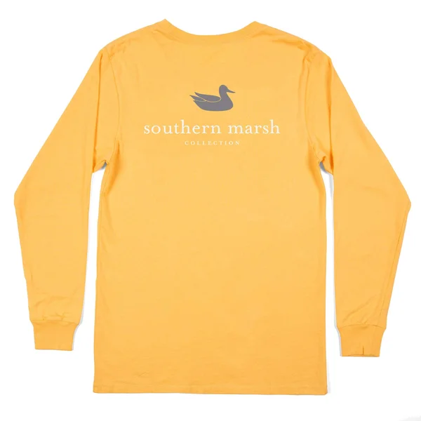 Authentic Vibrant Tee - Long Sleeve Small, Squash