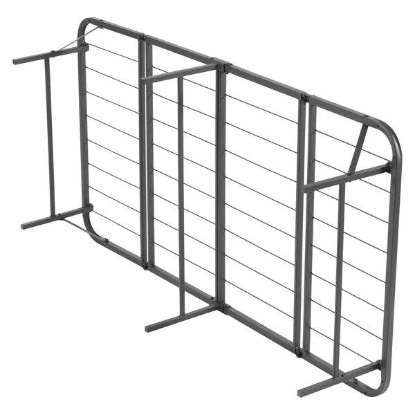 Pragma Bed Simple Base Quad-Fold Bed Frame, Size: Queen