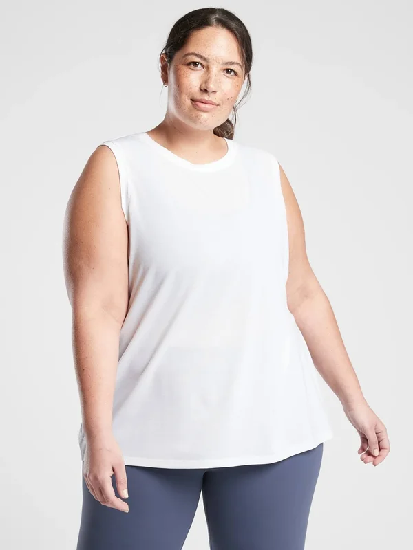 Athleta Women's Vital Tank 2.0 Essence Bright White Size M