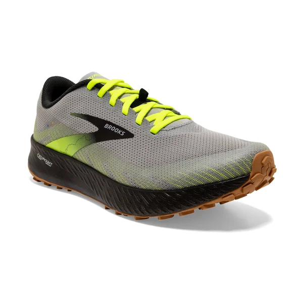 Brooks Catamount Trail Running Shoe - Men's Grey/Nightlife/Black, 11.5