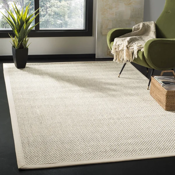 Safavieh Natural Fiber NF150B Black/Ivory 10& x 14& Area Rug
