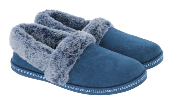 Skechers Cozy Campfire Navy Womens Slippers 32777 in Size 5
