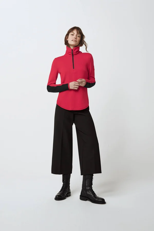 Canada Goose Fairhaven ¼ Zip Sweater (Women - Red, XS)