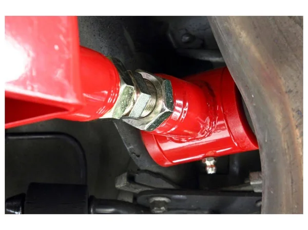 BMR Suspension UTCA040H Upper Control Arms Polyurethane Bushings On-Car Adjustable Black Ford Mustang 79-04
