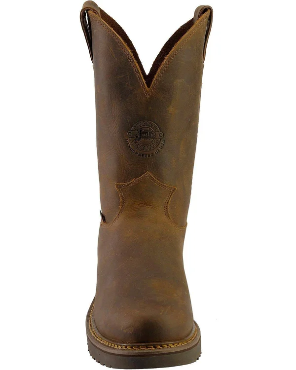 Justin Boots Men's J-Max Rugged Bay Gaucho Work Boots