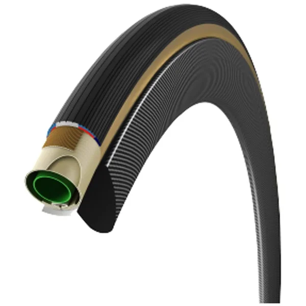 Vittoria Corsa G+ Tire: Tubular - 700x23c Black/Tan